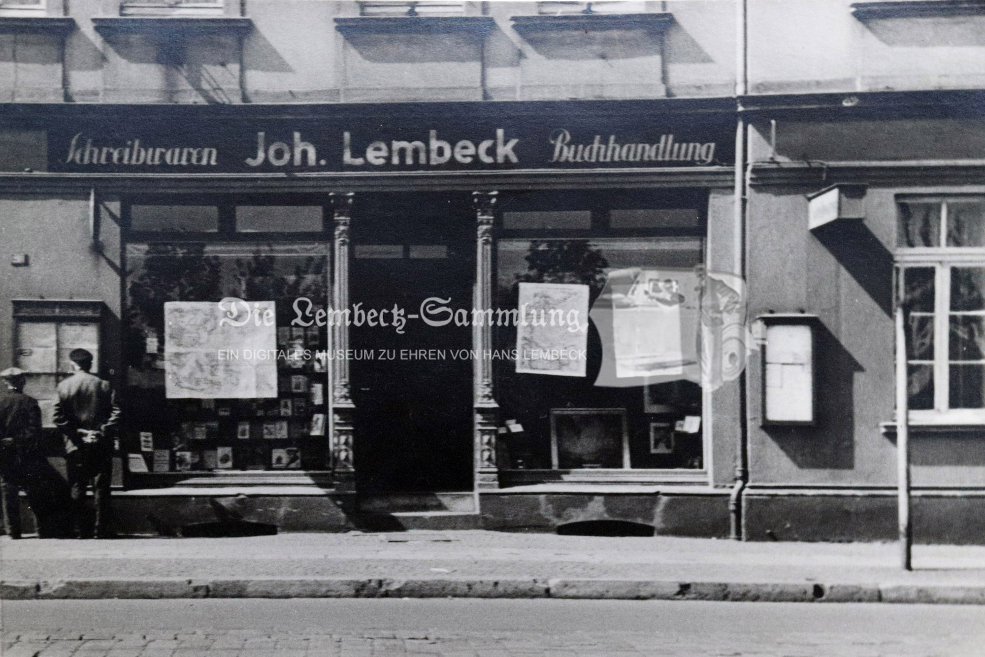 Fotografie Schreibwaren Buchhandlung Joh. Lembeck Duisburg-Hamborn