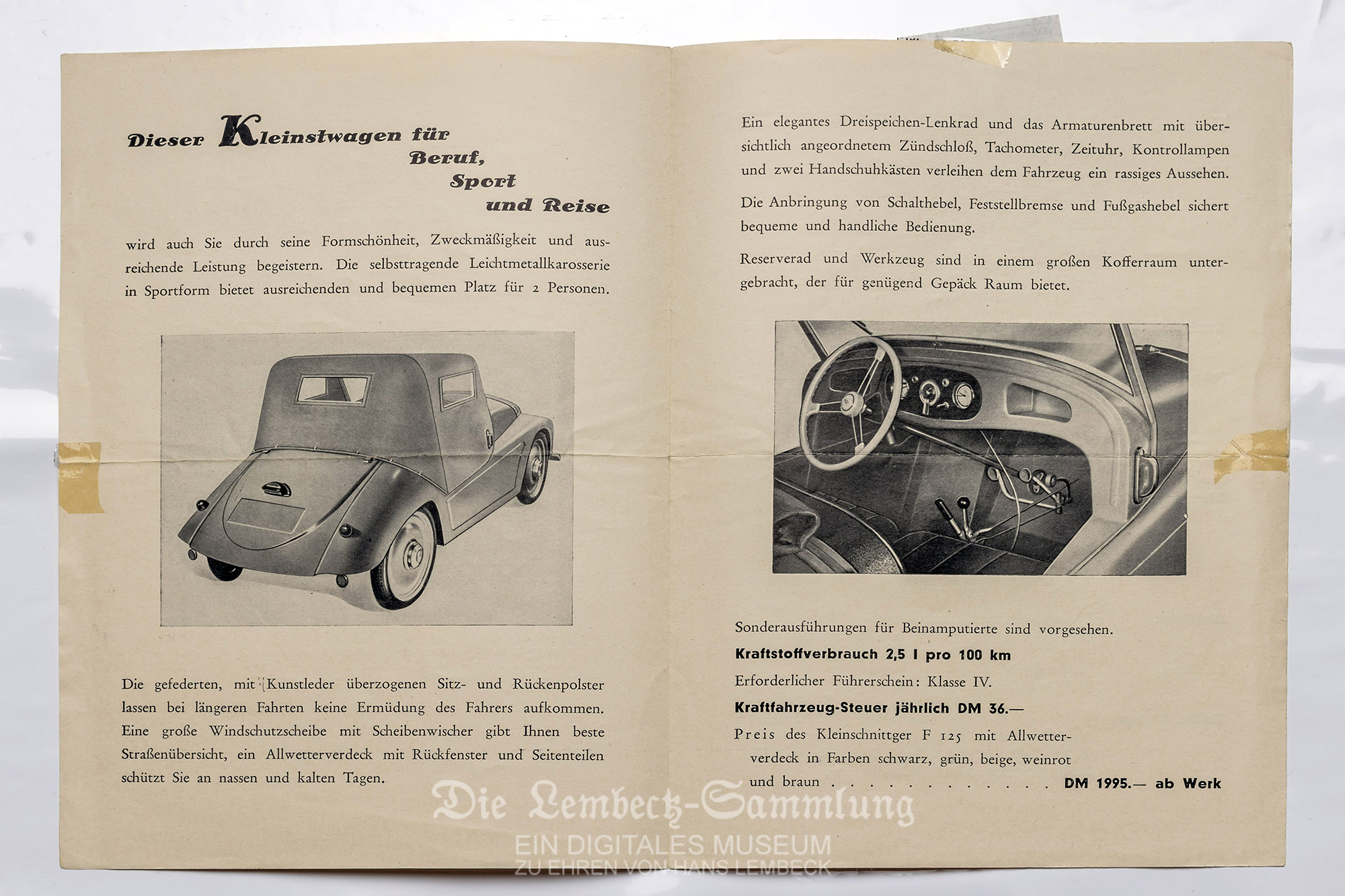 Werbung "Kleinschnittger F 125" – Bild 2